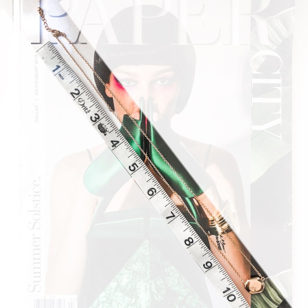 Crystal stone gold druzy pendant necklace - Picture 7 of 7